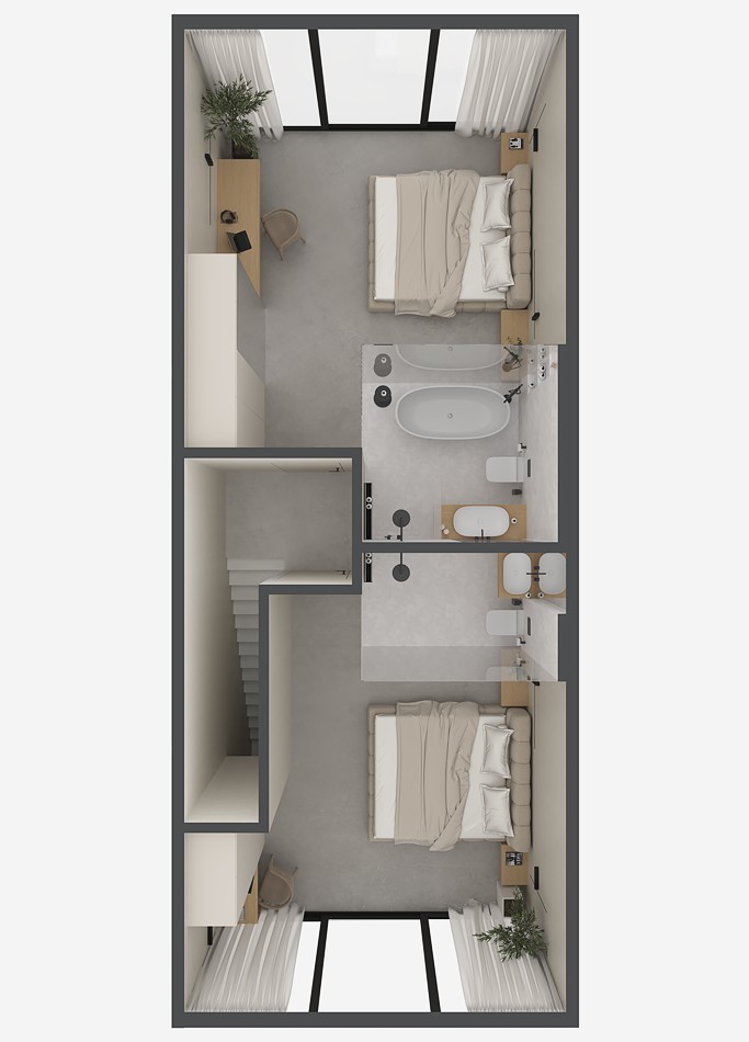 Floor plan - upper level